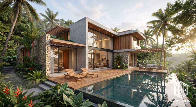 Arsitek Villa Profesional untuk Desain Villa Nyaman & Elegan