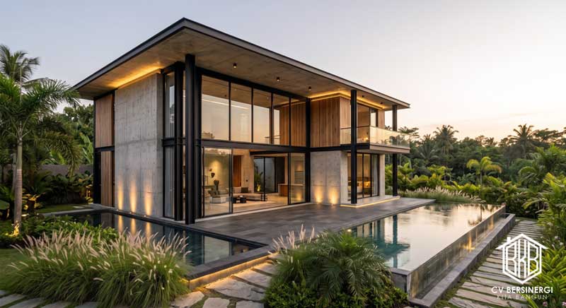 Desain Villa Minimalis Estetik dan Yang Menguntungkan