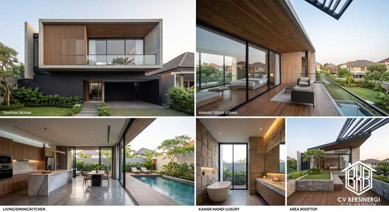 Desain Villa Minimalis 2 Lantai