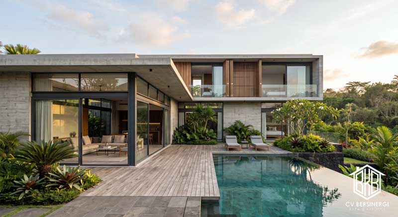 Desain Villa Minimalis Modern