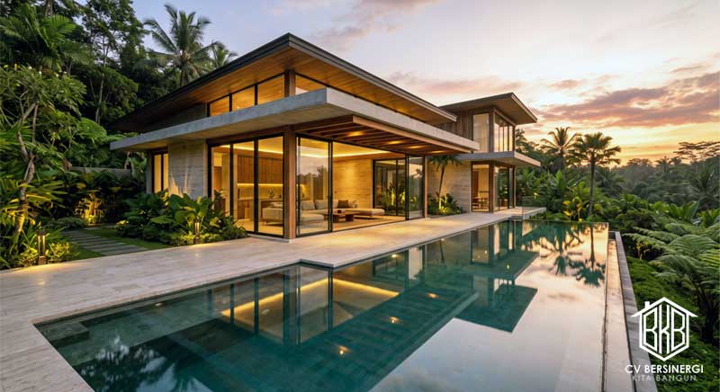 Desain Villa Modern Minimalis