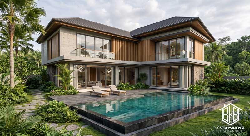 Desain Villa Modern: Villa yang Estetis & Bernilai Investasi