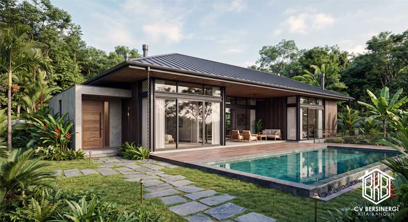 Desain Villa Sederhana