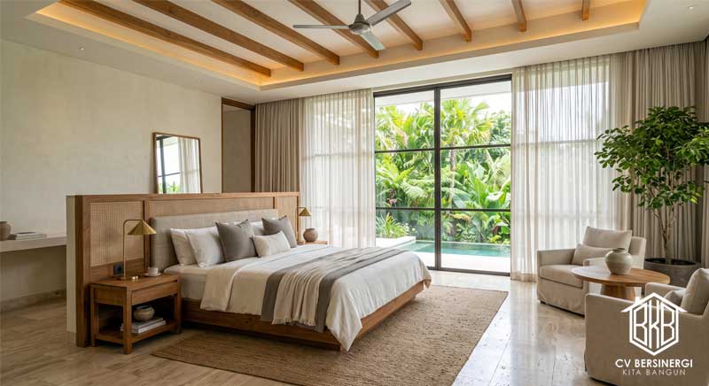 Jasa Interior Villa Mewah Kamar Tidur
