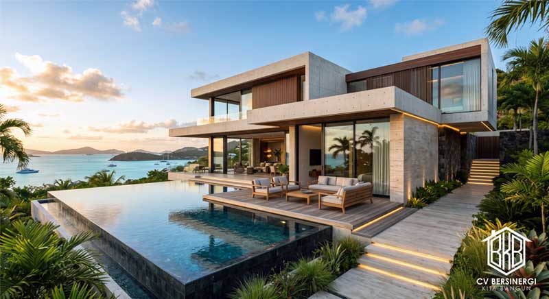 Konsep Gambar Desain Villa