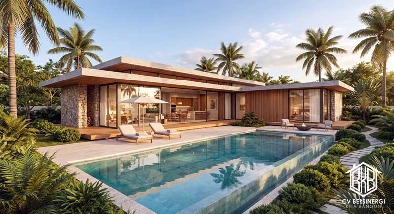 Villa Modern 1 Lantai