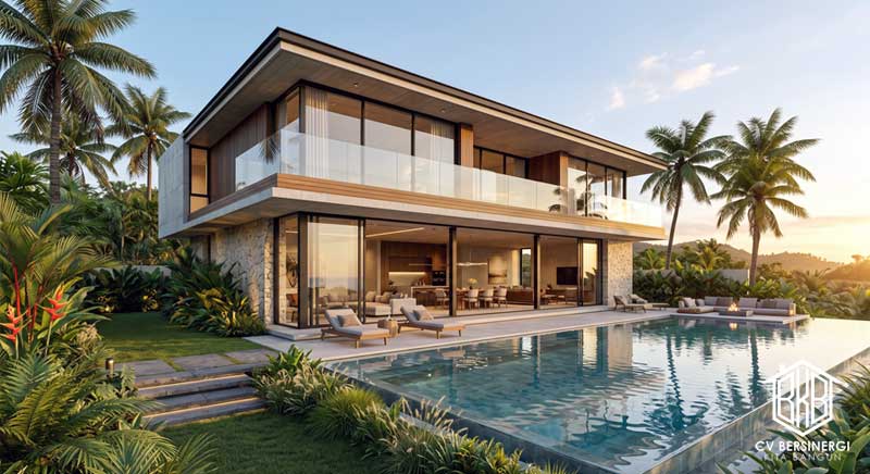Villa Modern 2 Lantai
