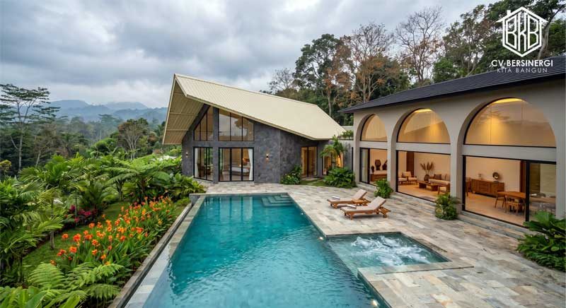 Desain Arsitektur Villa
